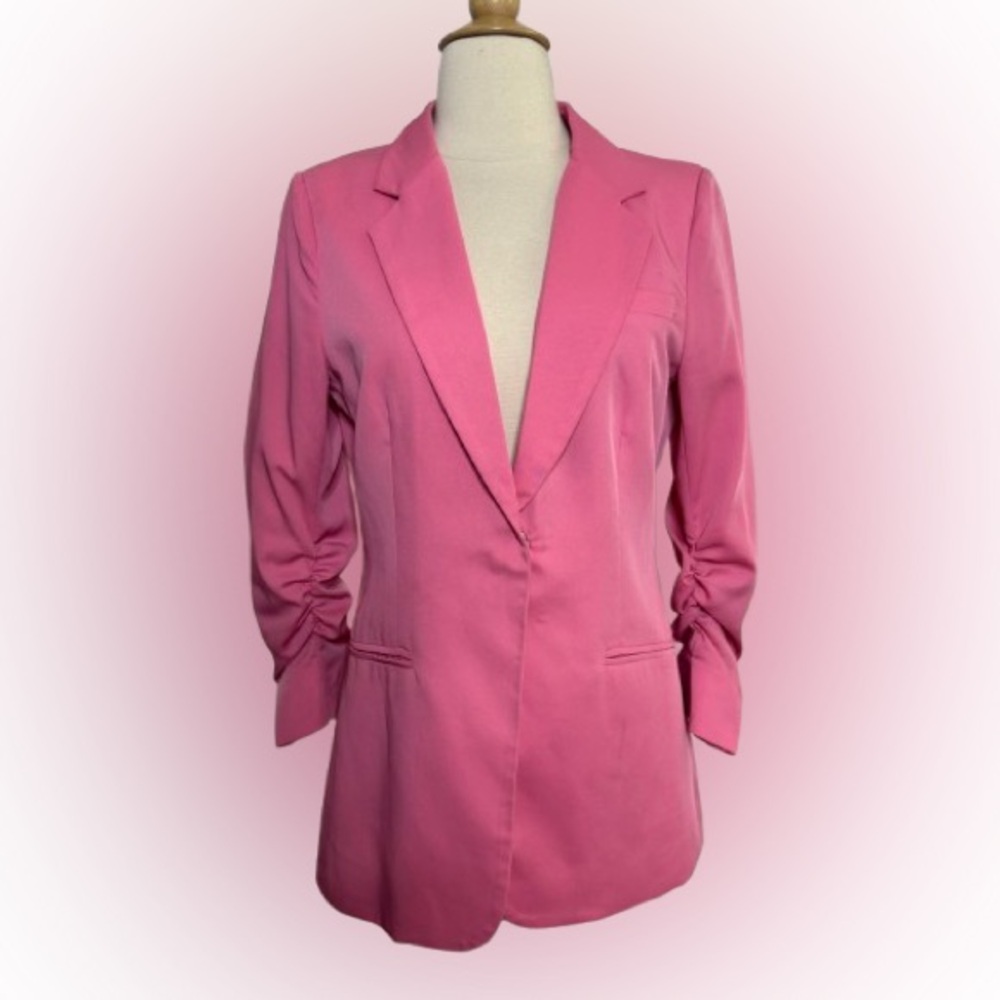 Foreign Exchange Vibrant Pink Blazer